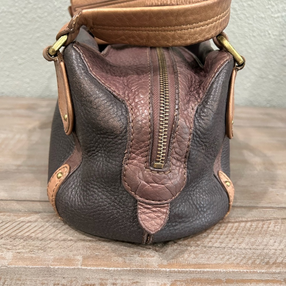 Vintage Authentic Cole Hann Leather Satchel Handbag - Picture 5 of 10